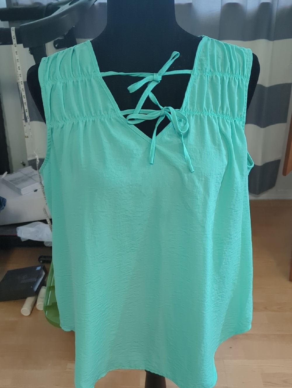 Maurices Mint Tie-Back Sleeveless Camisole